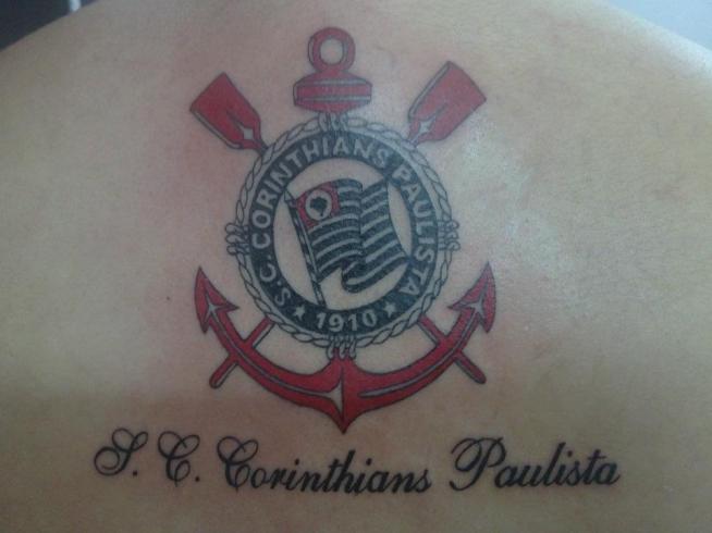 Tatuagem do Corinthians da Michele
