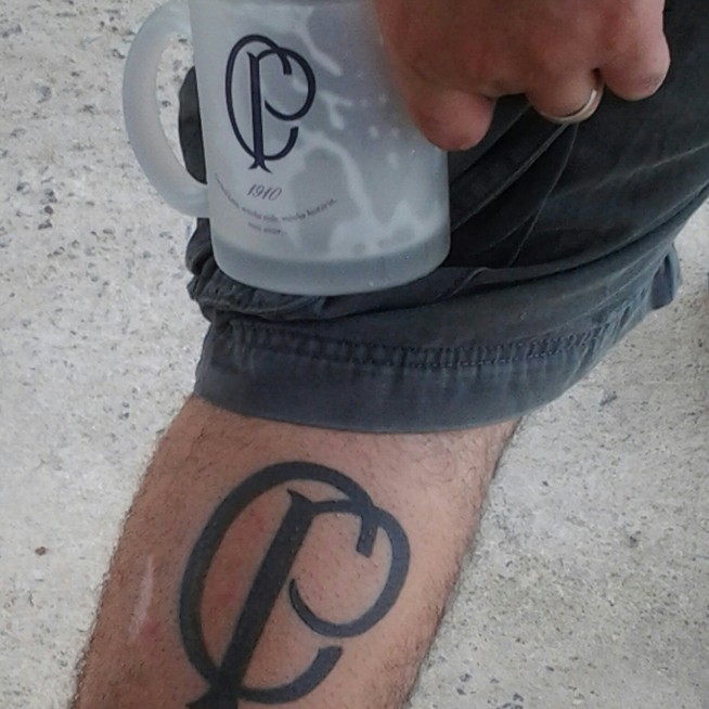 Tatuagem do Corinthians da MONIQUE