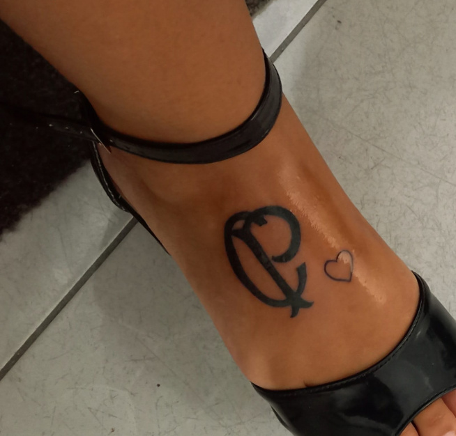 Tatuagem do Corinthians da Nathalia