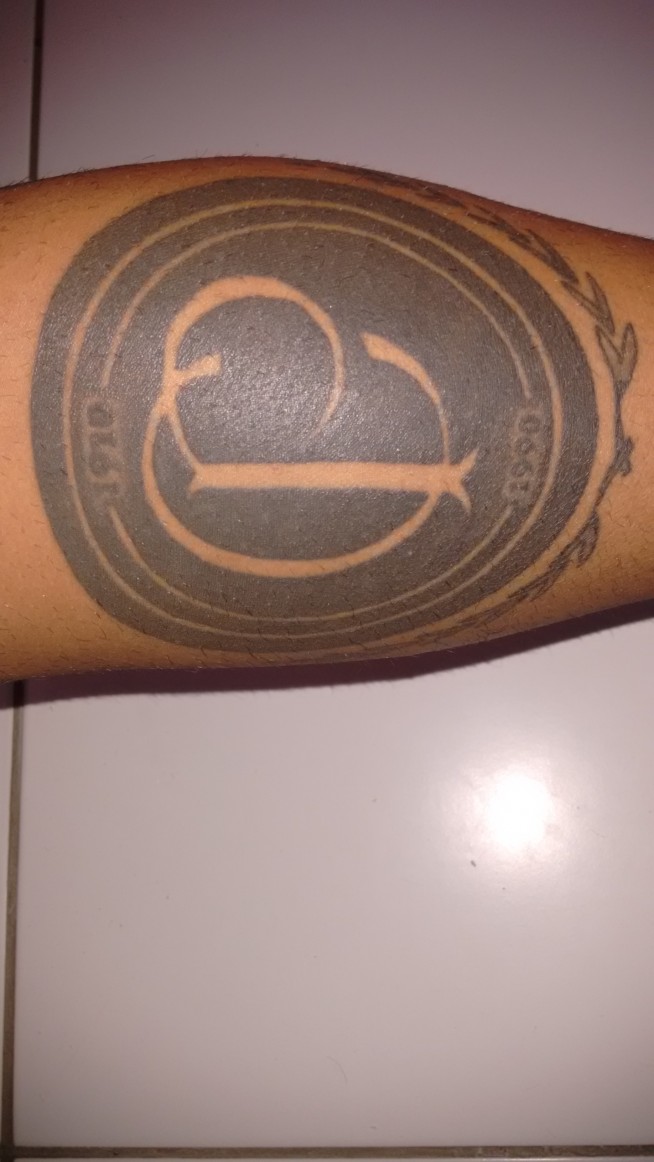 Tatuagem do Corinthians do Nathan