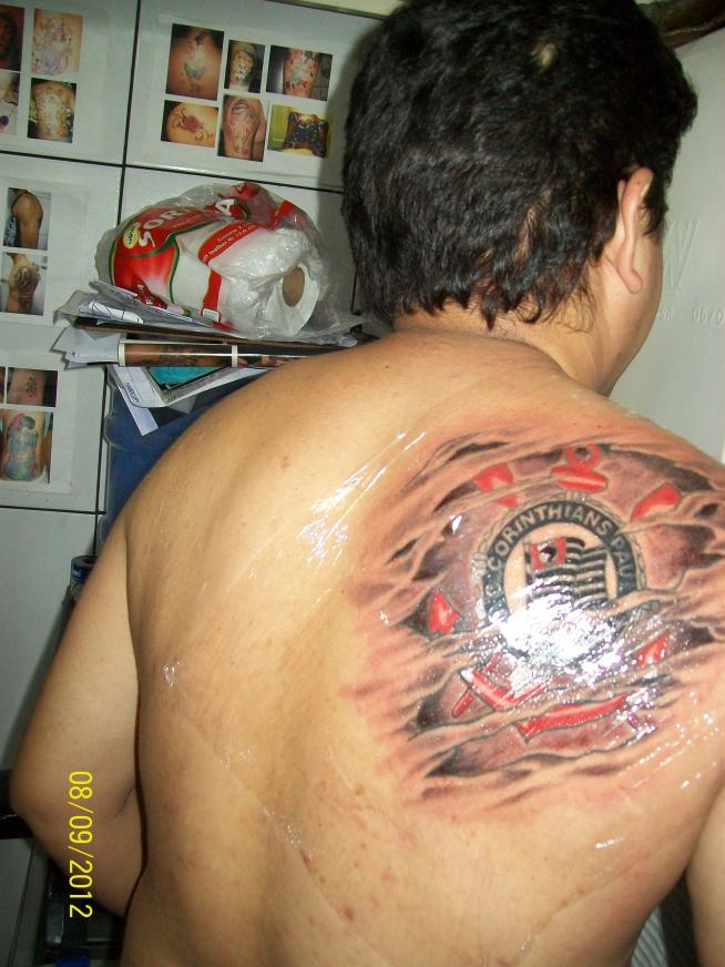 Tatuagem do Corinthians do Nivas