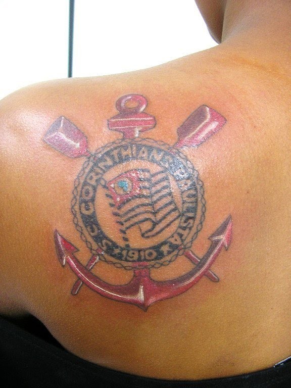 Tatuagem do Corinthians da N�bia