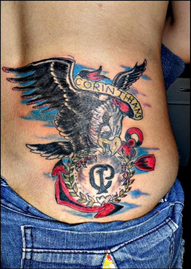 Tatuagem do Corinthians da Paulinha