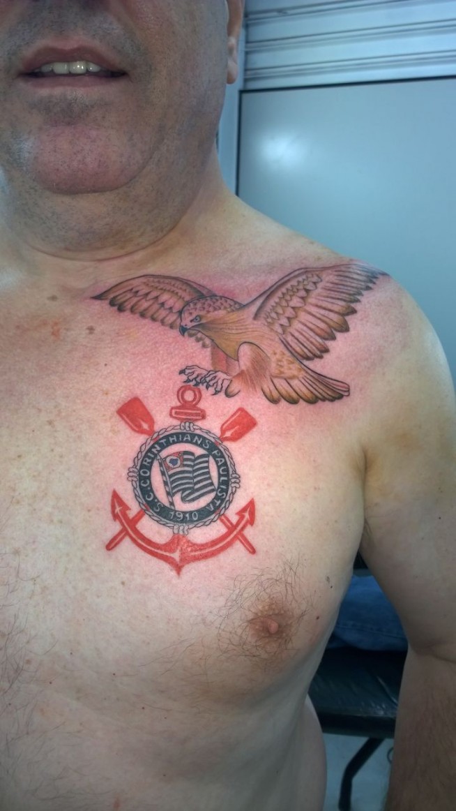 Tatuagem do Corinthians do Pedro