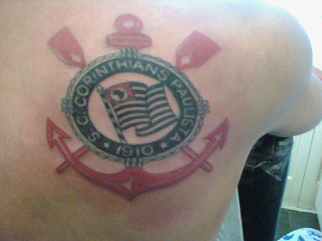 Tatuagem do Corinthians do Rafael