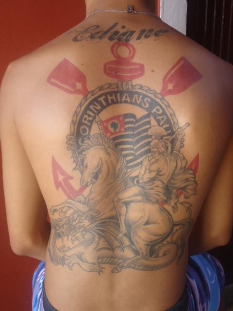 Tatuagem do Corinthians do Raul