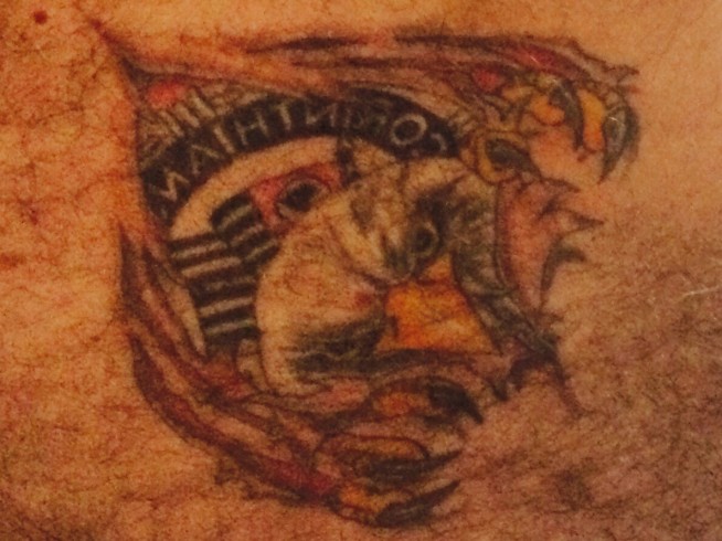 Tatuagem do Corinthians do Reginaldo