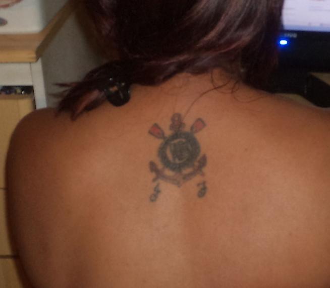 Tatuagem do Corinthians da Renata