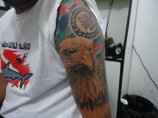 Tatuagem do Corinthians do Renato