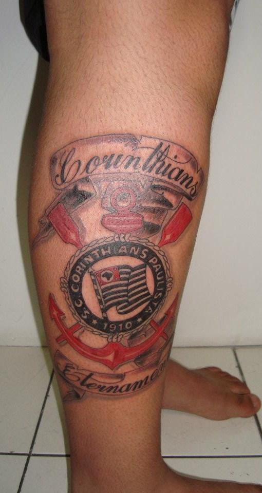 Tatuagem do Corinthians do Roberto