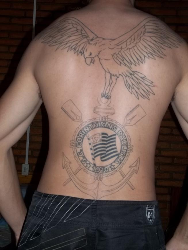 Tatuagem do Corinthians do rodrigo