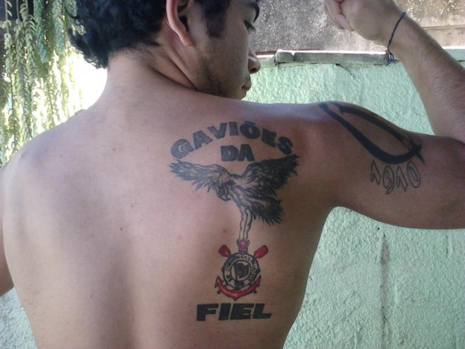 Tatuagem do Corinthians do Rogrio