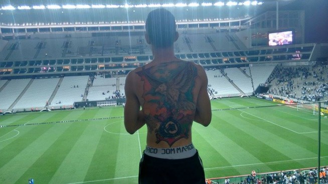 Tatuagem do Corinthians do Romario