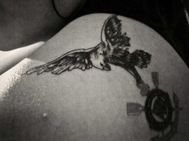 Tatuagem do Corinthians da Sheila