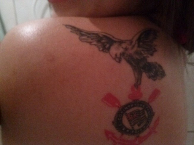 Tatuagem do Corinthians da Sheila