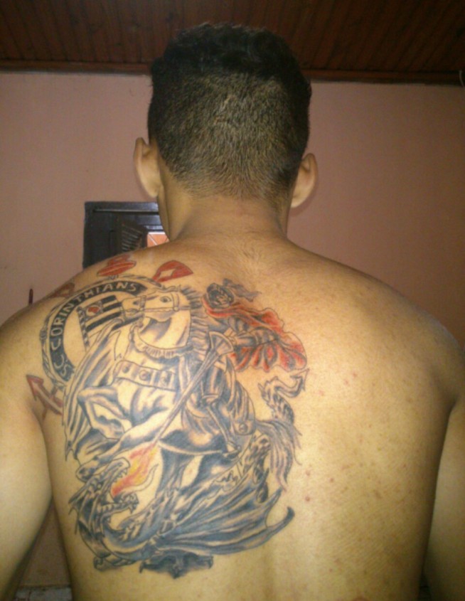 Tatuagem do Corinthians do suedson