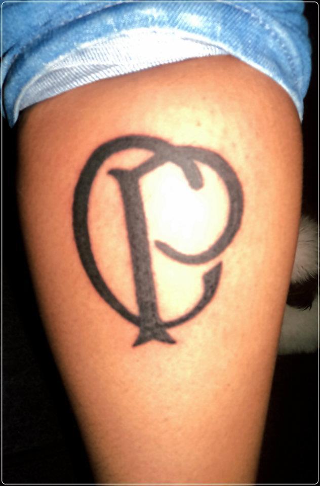 Tatuagem do Corinthians da Thamiris