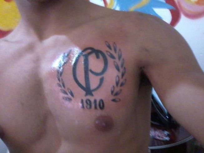 Tatuagem do Corinthians do Tiago