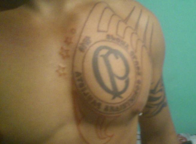 Tatuagem do Corinthians do Tiago