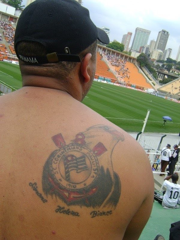 Tatuagem do Corinthians do Valcir