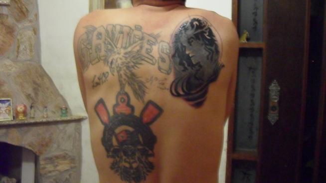 Tatuagem do Corinthians do valdir