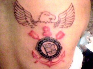 Tatuagem do Corinthians da Vanessa