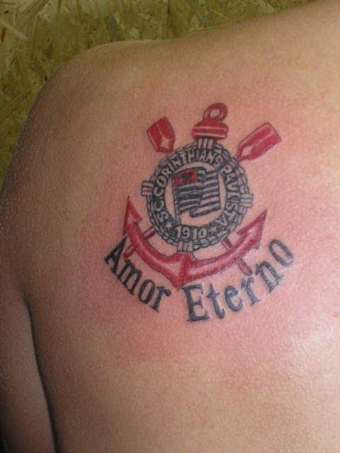 Tatuagem do Corinthians do vitor