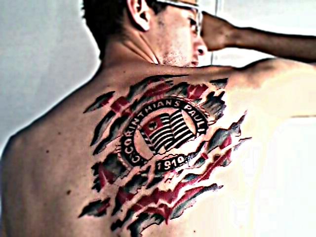 Tatuagem do Corinthians do Wagner