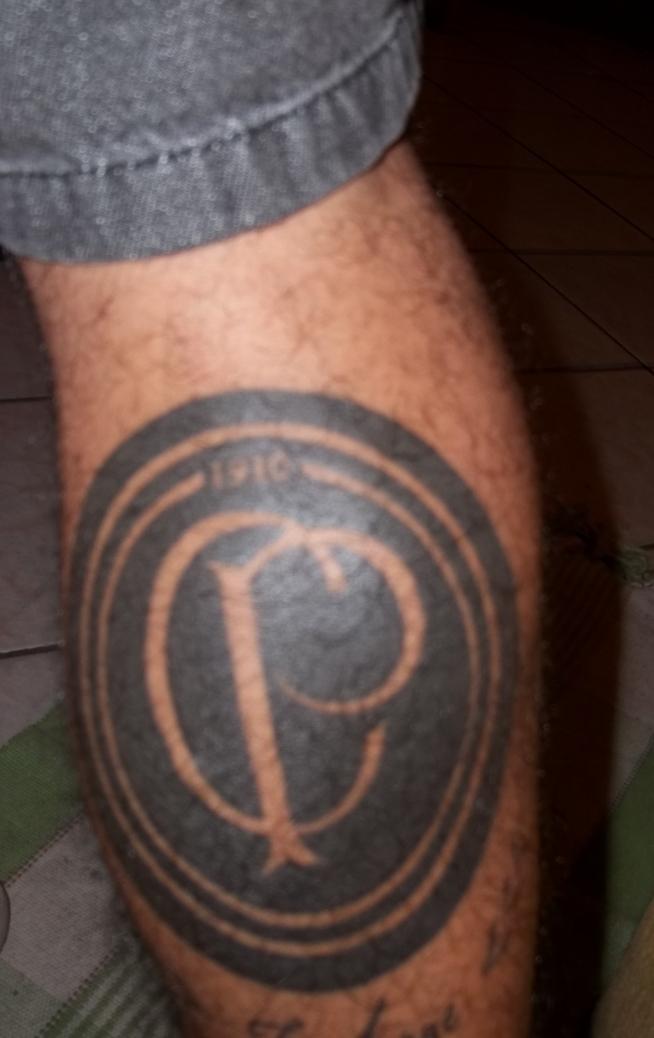 Tatuagem do Corinthians do Wagner