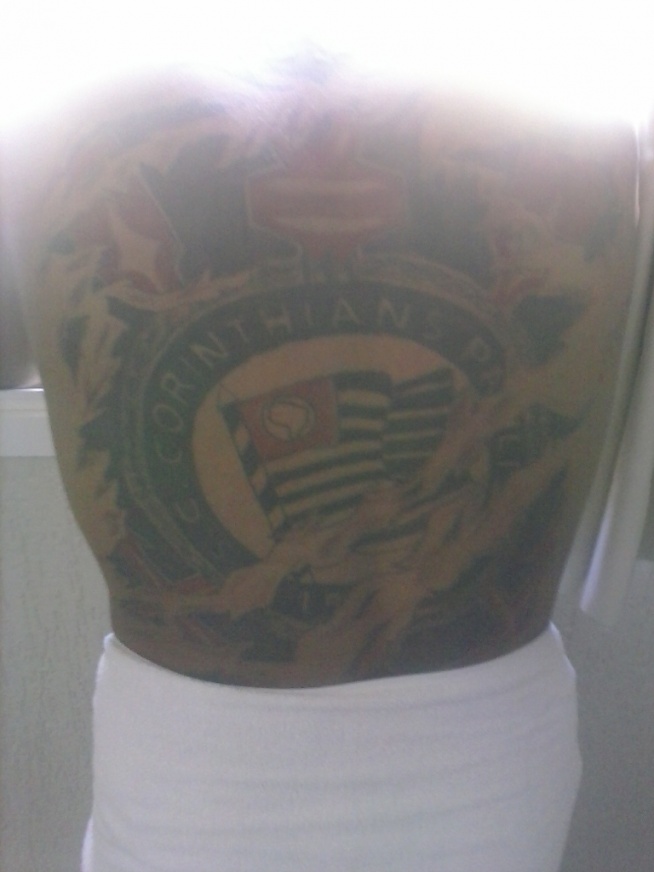 Tatuagem do Corinthians do Wesley