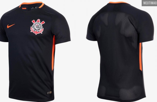 Nova camisa III do Corinthians  divulgada em site da Nike