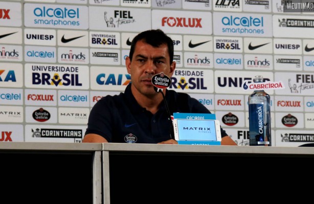 Fbio Carille lamenta a derrota mas enaltece a campanha do Corinthians no Brasileiro