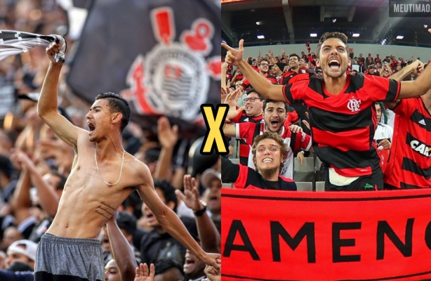 Torcida do Corinthians x Torcida do Flamengo (Bnus risadinha do Guerrero)
