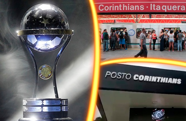 Corinthians estreia na Sul-Americana | Metrô em Itaquera pode vender nome | Posto de gasolina vem aí