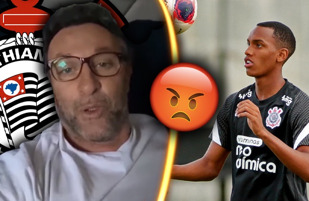 Craque Neto descobre informação sobre Cauê do Corinthians e grava vídeo lamentando