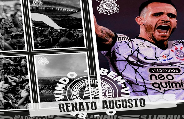 Corinthians oficializa Renato Augusto | Clube voltou ao mercado aps sete meses