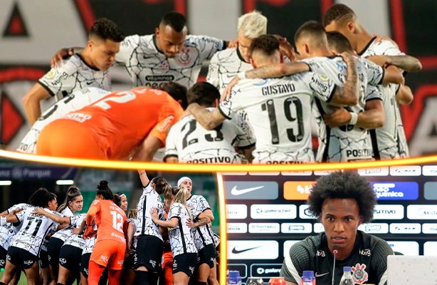 Corinthians empata com o Atltico-GO | Meninas vencem na ida | Willian volta quando?