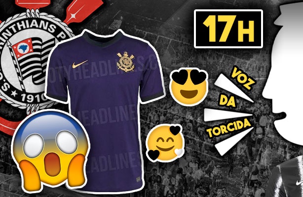 Vaza nova camisa 3 do Corinthians | Vote no manto +bonitos - Voz da Torcida