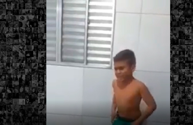 'S passo vergonha' | Olha a reao desse pequeno torcedor do Palmeiras