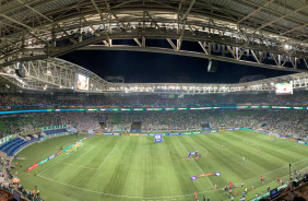 SÃO PAULO, SP - 17.03.2022: PALMEIRAS X CORINTHIANS - Gustavo Gómez in the  match between Palmeiras X Corinthians, valid for the 6th round (delayed) of  the 2022 Campeonato Paulista, held at the