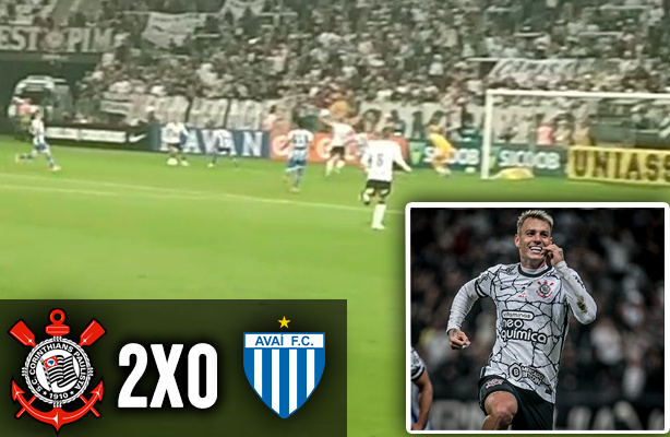 Rger Guedes marca o segundo e amplica o placar entre Corinthians 2x0 Ava | Brasileiro 22