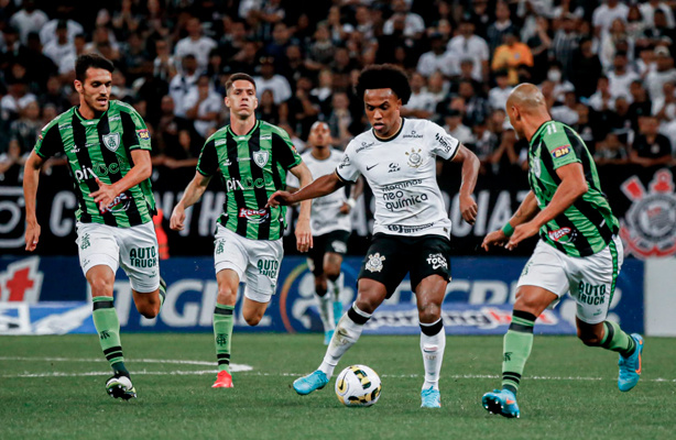 Corinthians joga mal e s empata com Amrica-MG | Quinto empate seguido