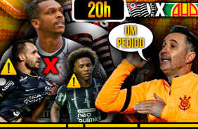 Corinthians x Portuguesa-RJ: Possível escalação (Copa do Brasil) | Novo patrocínio | Preleção de VP