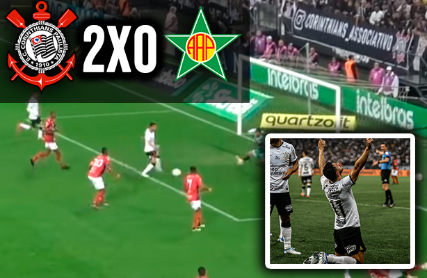 Giuliano marca um golao e amplia o placar entre Corinthians 2x0 Portuguesa-RJ | Copa do Brasil