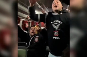VÍDEO: Olha a festa da Fiel nas ruas de Buenos Aires antes de Corinthians x Boca Juniors