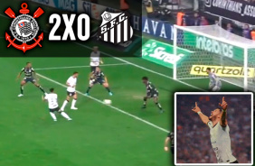 VÍDEO: Giuliano marca de canela amplia o placar entre Corinthians 2x0 Santos | Copa do Brasil 2022