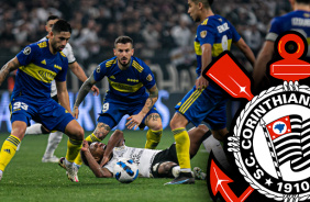 VÍDEO: Willian se machuca no duelo entre Corinthians 0x0 Boca Juniors | Libertadores 2022