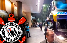 VÍDEO: Olha a recepção da torcida no hotel pós Corinthians eliminando o Boca Juniors na Argentina