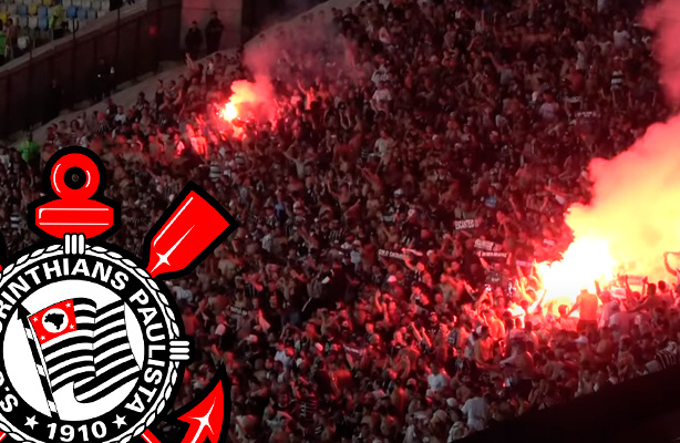 Torcida do Corinthians cala o Maracan aps gol de Giuliano
