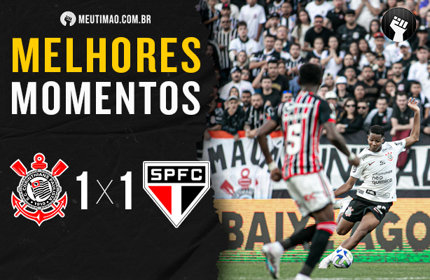 Corinthians 1 x 1 São Paulo  Campeonato Brasileiro: melhores momentos
